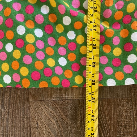 Claire & Charlie Smocked Dress Owl Polka Dot Green Party Girls Size 6X - Picture 5 of 7